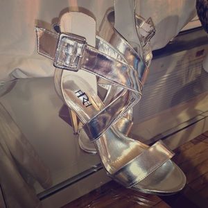 Silver heels